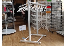 Стійка-острів для одягу двустороння L1,0хH1.4 біла (збірка 4)